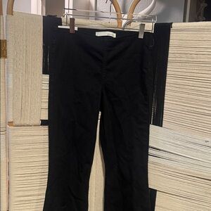 Ella Moss | Womens Classic Streych Pull on Flare Black Wide Leg Denim Pants NWT